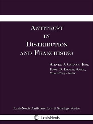 cover image of Antitrust in Distribution and Franchising